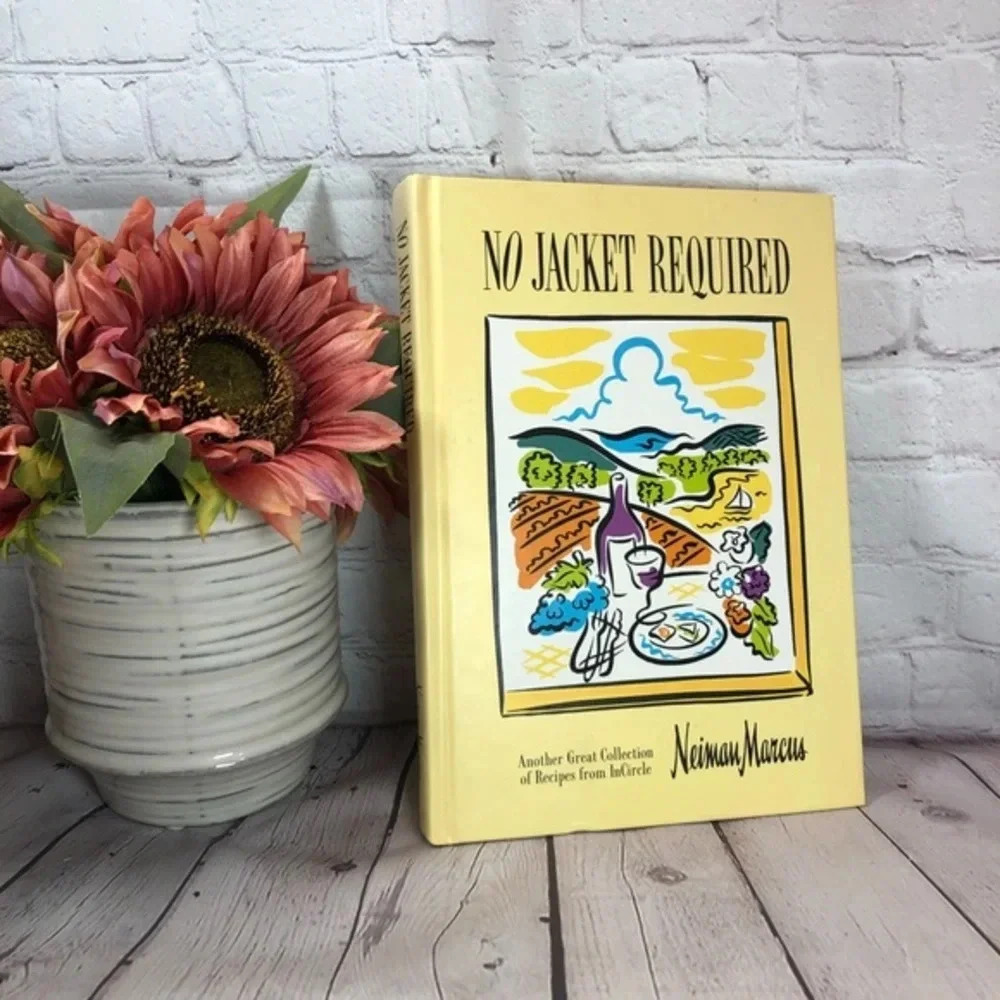 1995 Vintage NO JACKET REQUIRED cook book neiman marcus